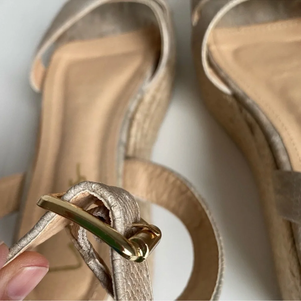 Lulu's Cobi Beige Snake Espadrille Platform Sandals